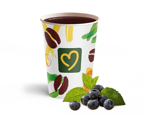 Горячий напиток Голубика-мята